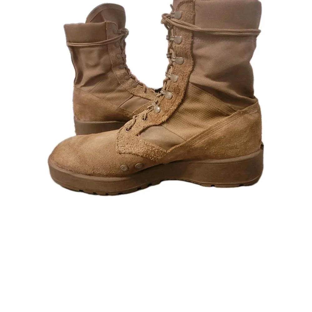 Hot Weather Coyote‎ Brown Military Boots 14 R Army Regulation Compliant